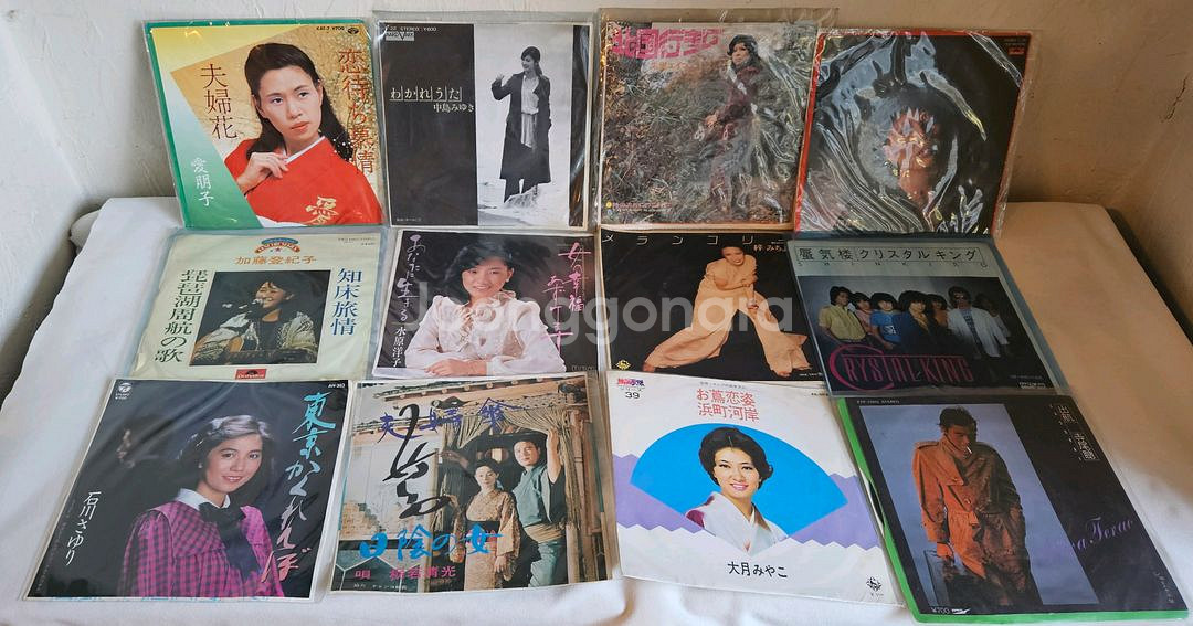 일본 엔카 LP 음반 12장7인치--0