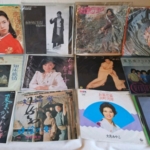 일본 엔카 LP 음반 12장7인치