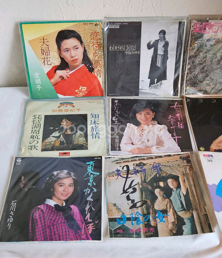 일본 엔카 LP 음반 12장7인치--2