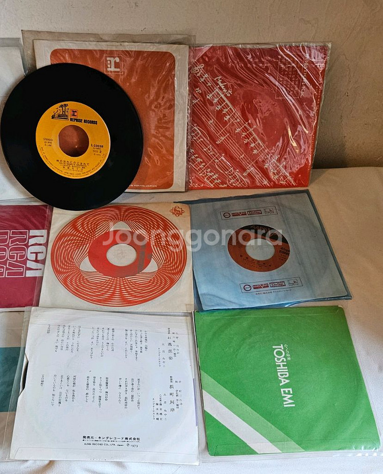 일본 엔카 LP 음반 12장7인치--3