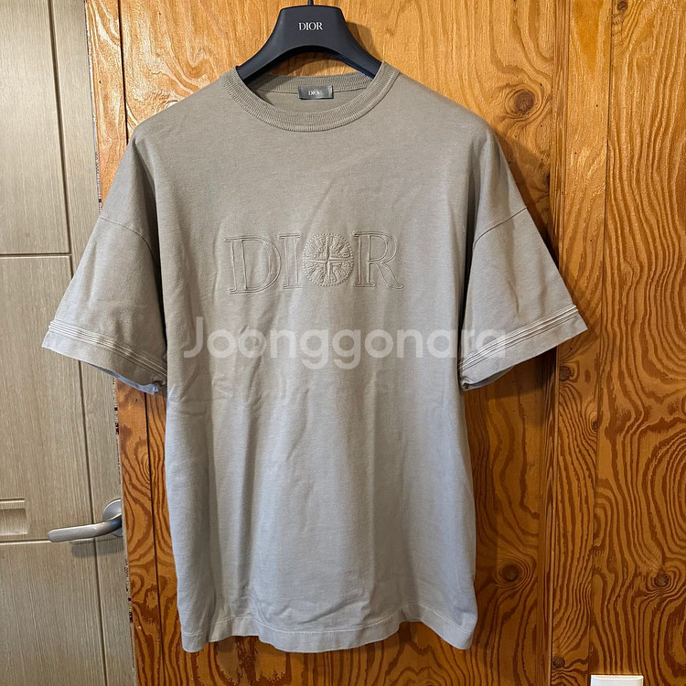 디올 스톤아일랜드 2024 S/S 콜라보 반팔 티셔츠--0