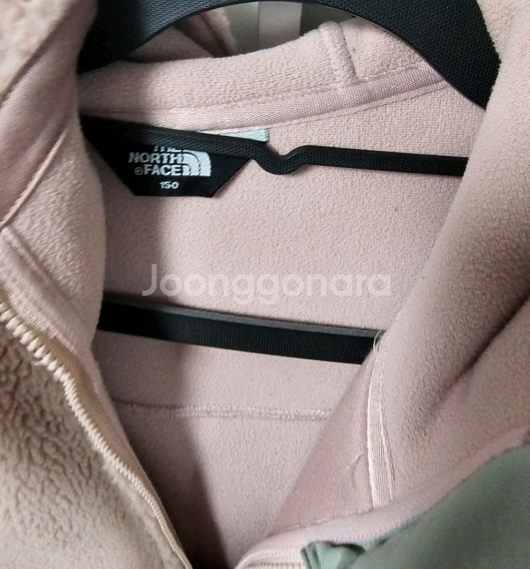 노스페이스키즈 150 후리스 점퍼 플리스 후디--3