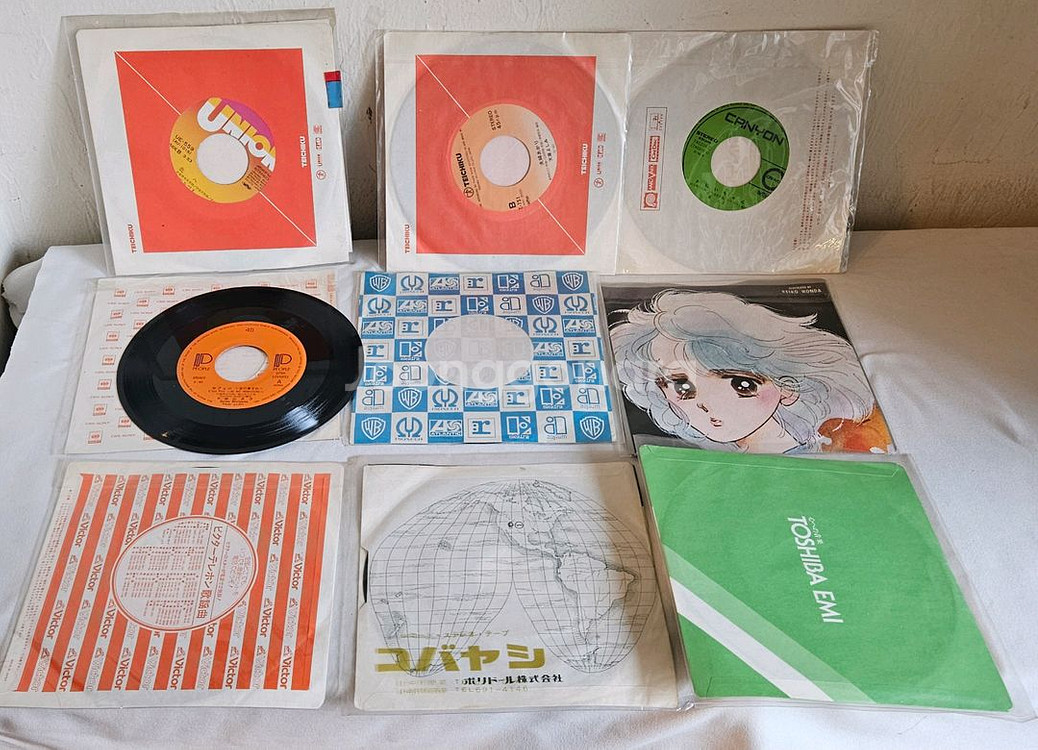 일본 엔카 LP 음반 9장 모음 7인치--3