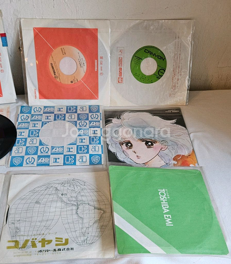 일본 엔카 LP 음반 9장 모음 7인치--4