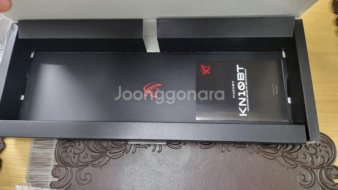 앱코 해커 KN10BT 무접점 키보드 45g 팝니다.--6