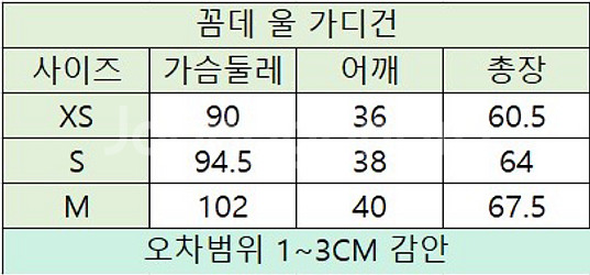 꼼데가르송 가디건 블랙/그레이--6