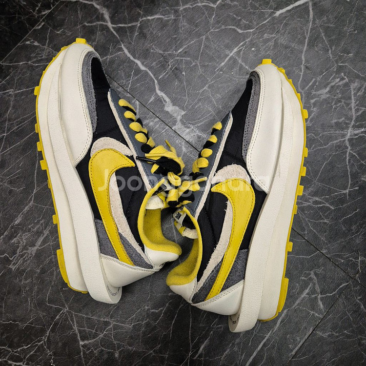 나이키 사카이 언더커버 LD 와플 블랙 브라이트 시트론--2