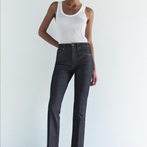 ZARA 부츠컷 크롭 데님 34