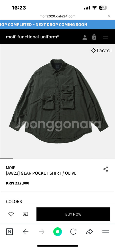 Moif 모이프 Gear pocket shirts 3--2