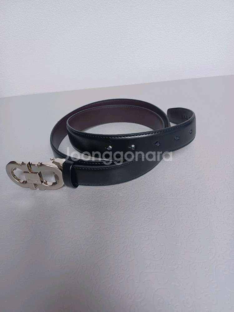 페라가모 신사정장 양면 가죽벨트 새상품 입니다--3