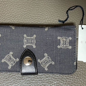 셀린느 트리옹프 데님 장지갑