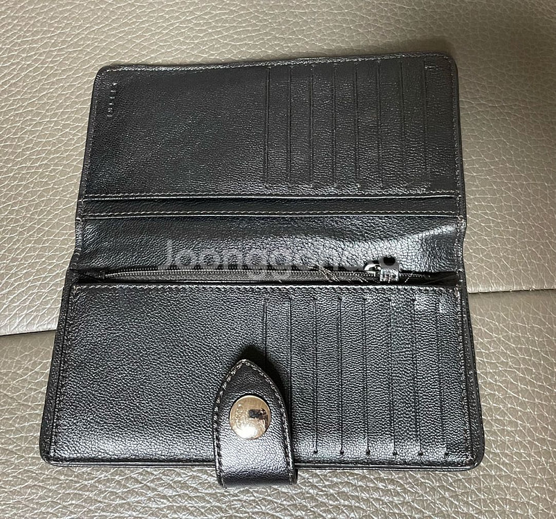 셀린느 트리옹프 데님 장지갑--2