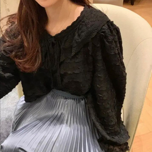 바이씨니 제작 오뜨레이스 블라우스 블랙