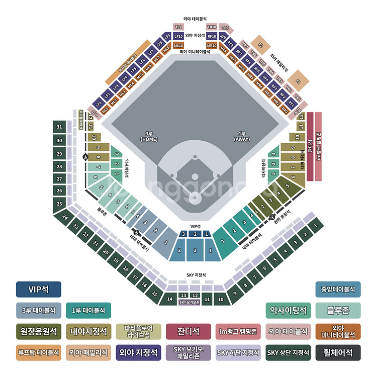KBO 포스트시즌 ssg 삼성 1,2,3차전 판매--1