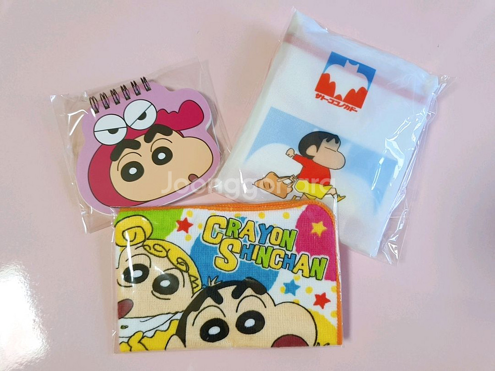 [일괄] 짱구 피규어 인형 굿즈/소품/파우치/다이어리--7