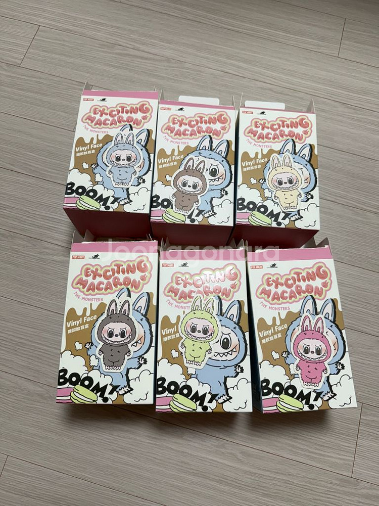 팝마트 마카롱 라부부 1.0세대 인형 키링--0