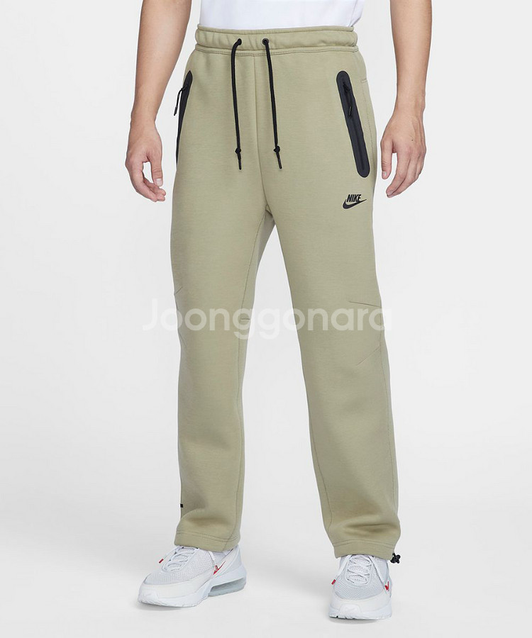 나이키 테크 플리스 오픈 헴 팬츠 xl--0