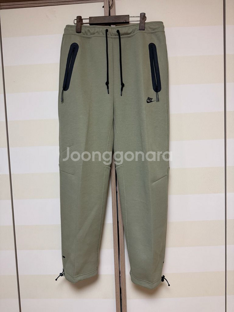 나이키 테크 플리스 오픈 헴 팬츠 xl--5