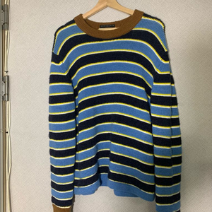 랑방 스트라이프 니트 S