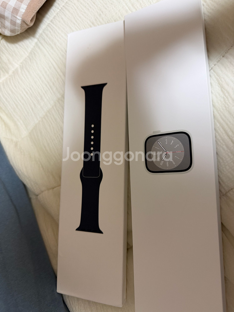 애플워치 8 45mm 실버 gps--0