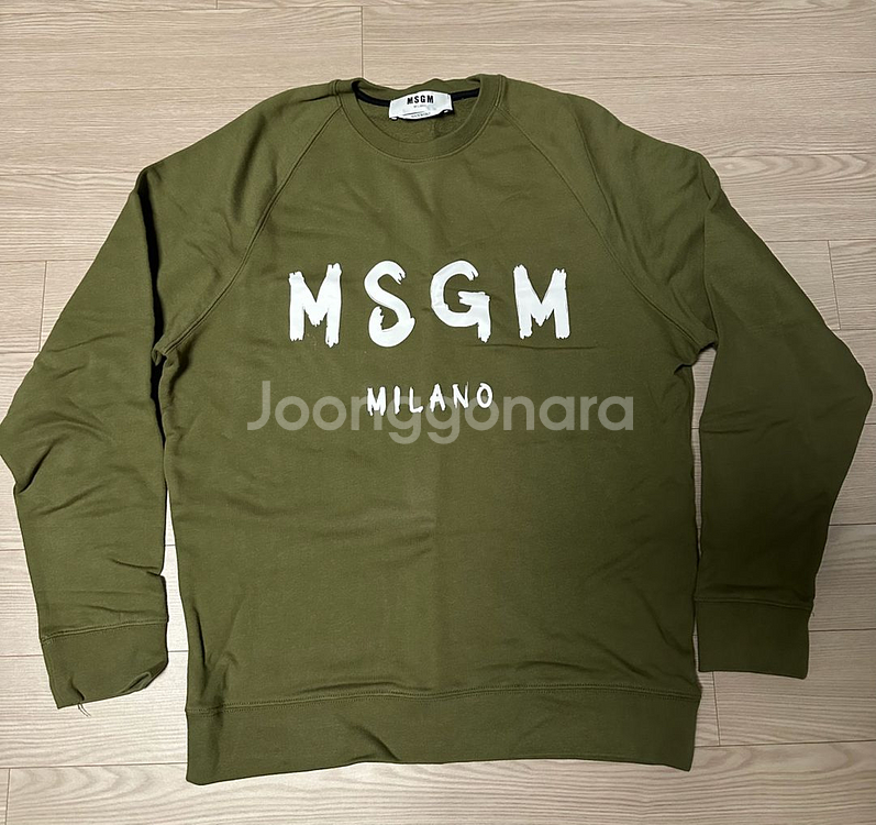 MSGM 정품 맨투맨 S사이즈--0