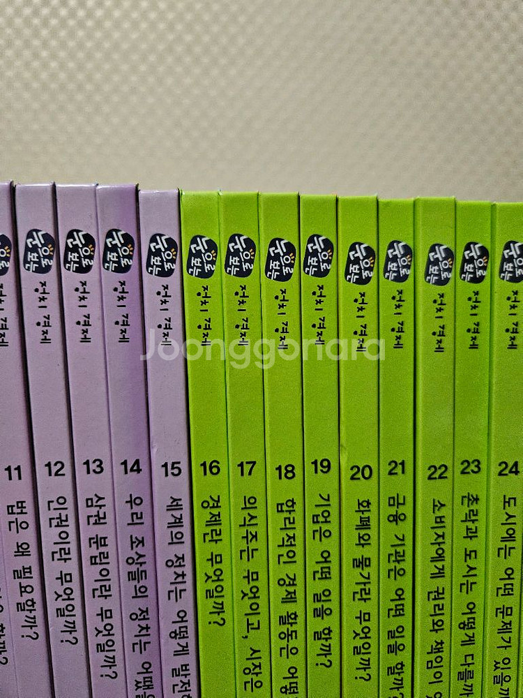 교원전집 눈으로보는 정치경제 31권(너무깨끗,완벽구성)--1