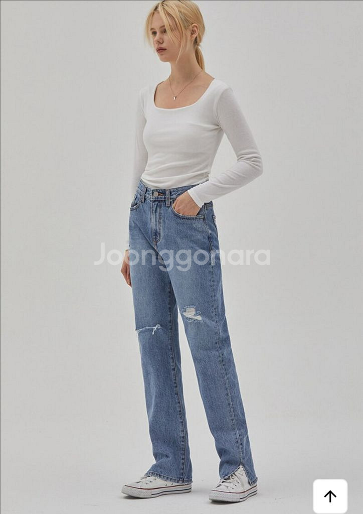 률앤와이 데님 팬츠--1