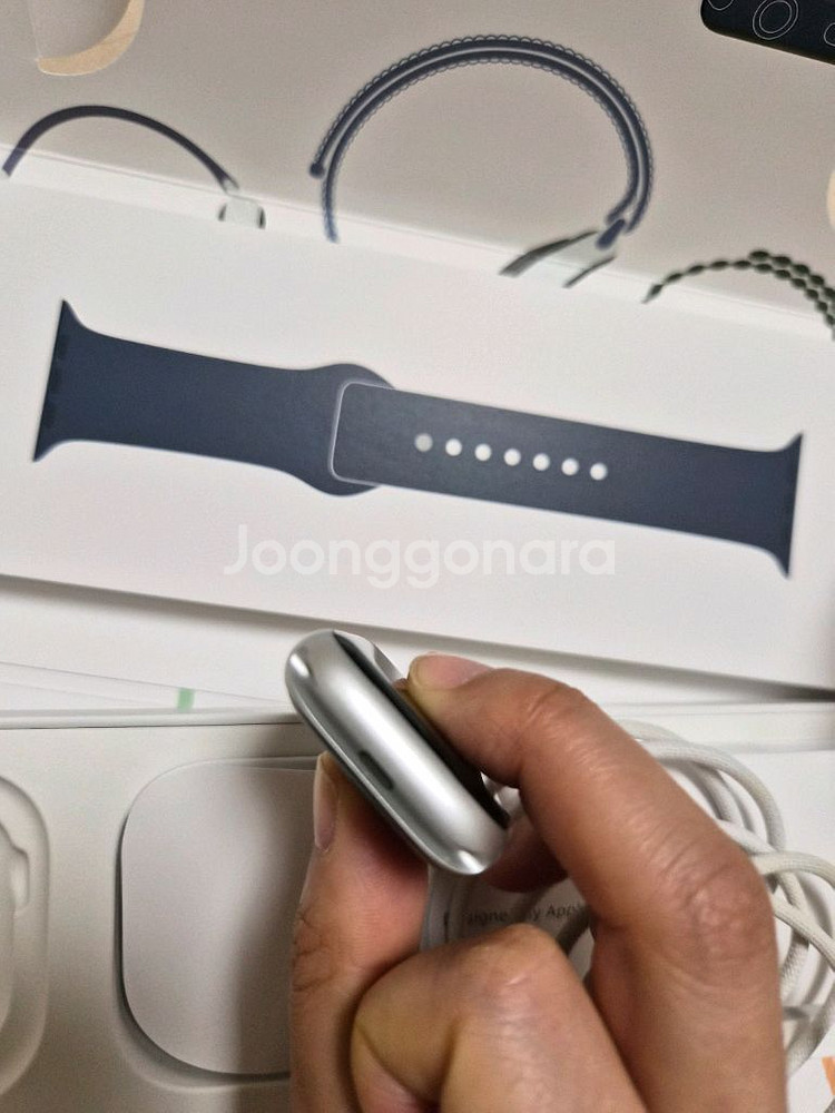 애플워치9 41mm 실버 풀박스 (애케플 26년 7월)--3