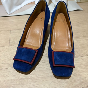 나무하나 스웨이드 구두 245 네이비