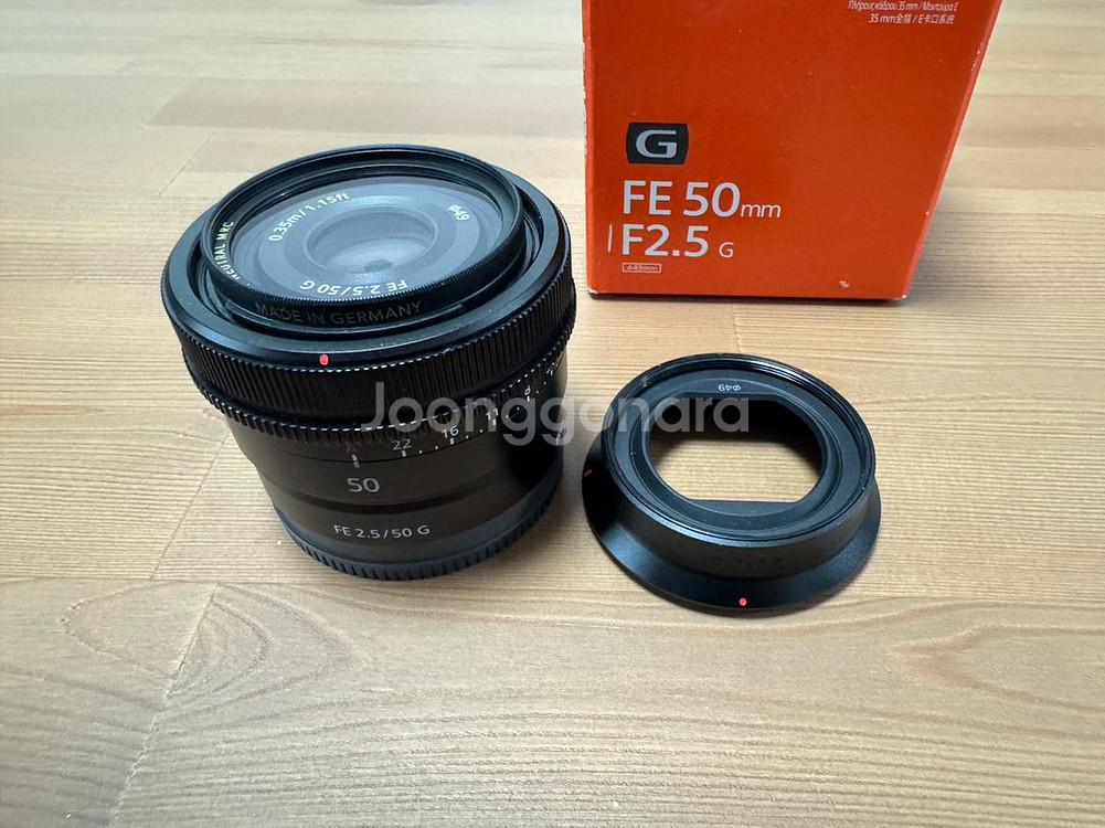 소니 FE 50mm F2.5G렌즈, SEL50F25G--0
