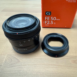 소니 FE 50mm F2.5G렌즈, SEL50F25G