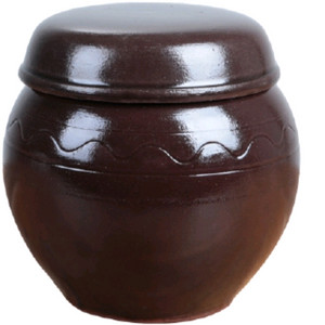 무공해 질그릇 인월요업 양념단지(0.5리터) 이미지