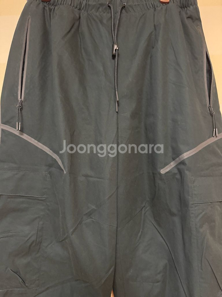 나이키 테크 카고 스니커즈 팬츠 M 라이트 아미:블랙--4