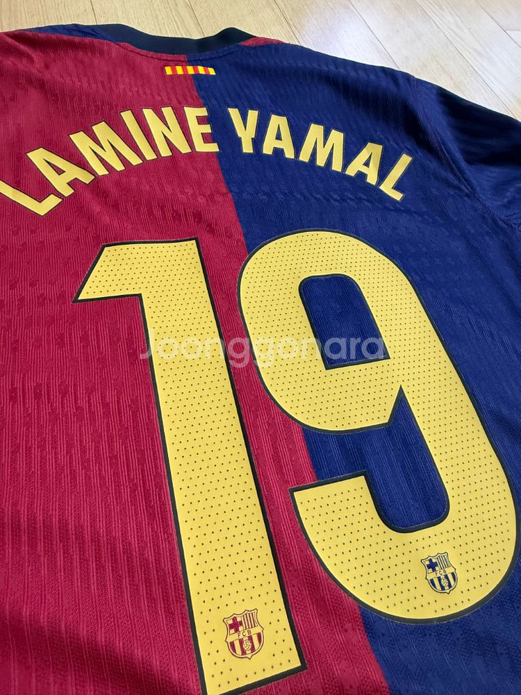 바르셀로나 24/25 어센틱 ( 구스폰 ) M 사이즈--7