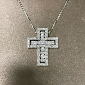 다미아니 벨에포크 화이트골드 목걸이 라지 L