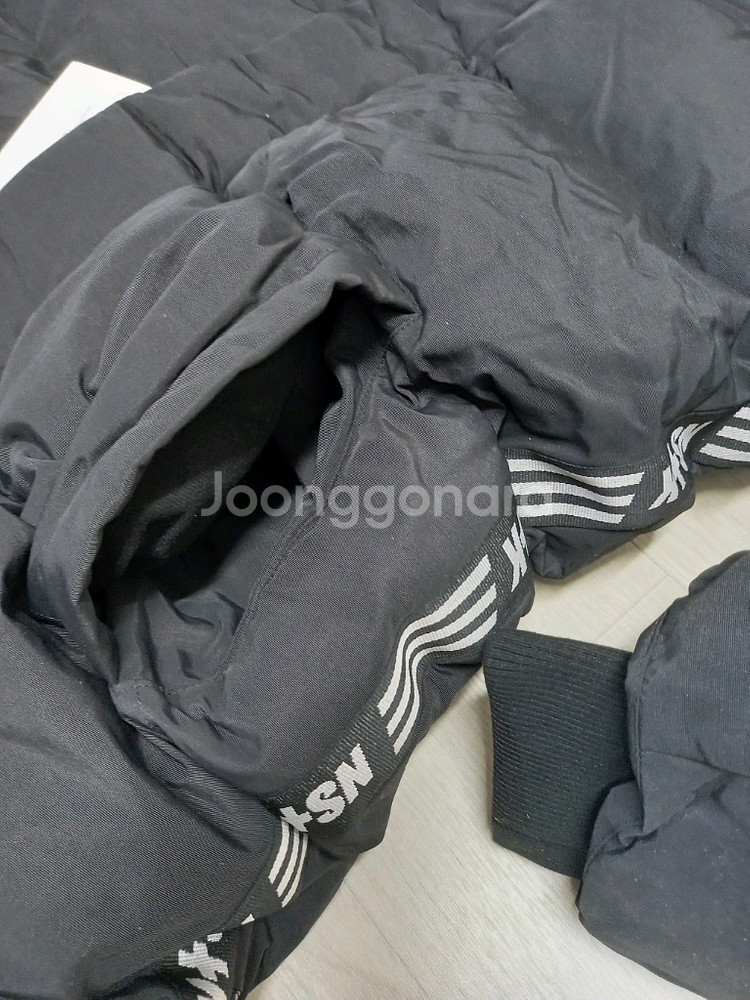새상품 남성여성 후드 롱패딩 라지--4