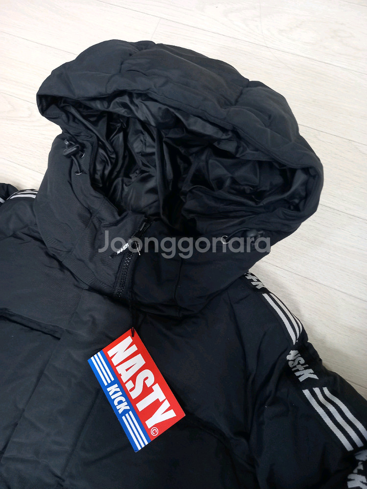 새상품 남성여성 후드 롱패딩 라지--2