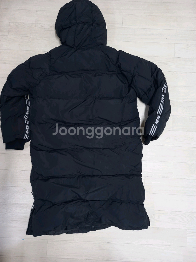 새상품 남성여성 후드 롱패딩 라지--1