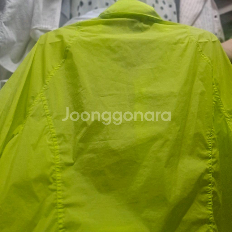 Reebok/ 바람막이 자켓/ 연두색/ 105cm--1