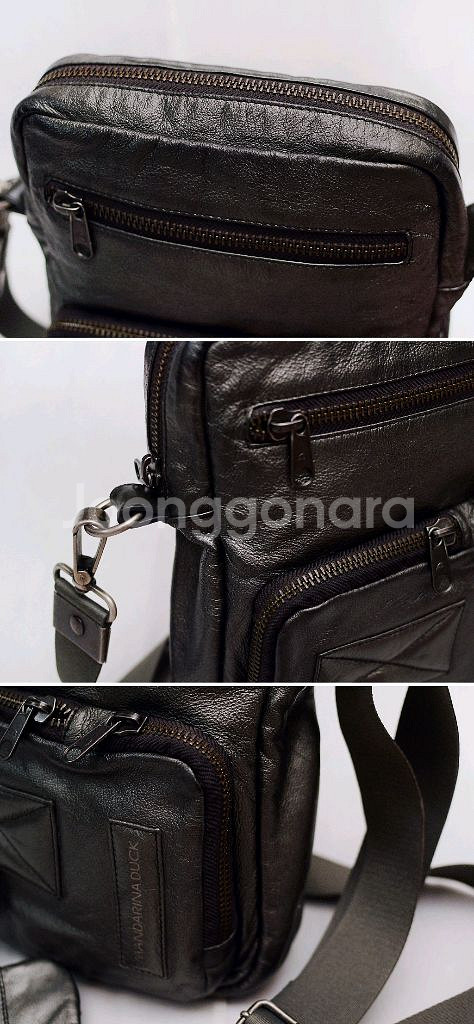 만다리나덕 오리지널 이태리 워싱레더 멀티웨이 크로스바디--5