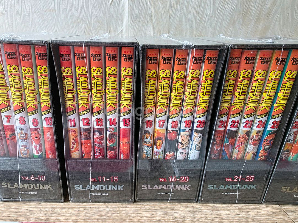 슬램덩크 신장재편판 1-31권 박스세트 + 일러스트집--2