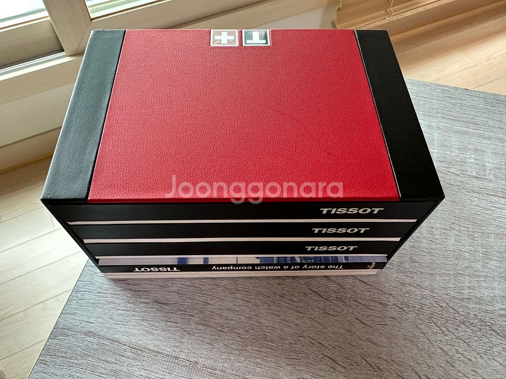 티쏘 씨스타1000 크르노그래프 45mm 오렌지--8