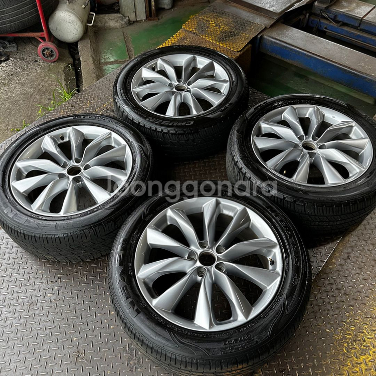 19인치 인피니티 QX50 순정휠타이어 1대분--2