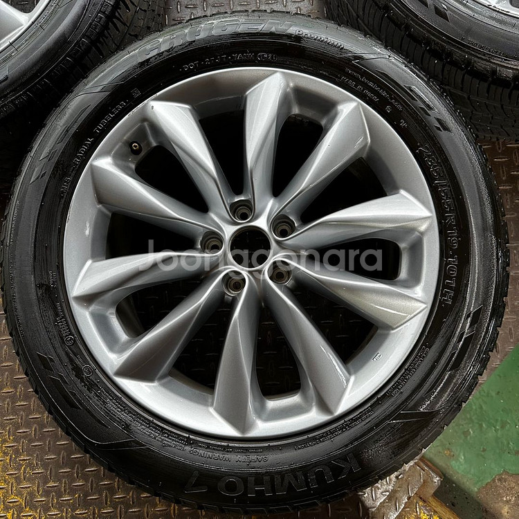 19인치 인피니티 QX50 순정휠타이어 1대분--0
