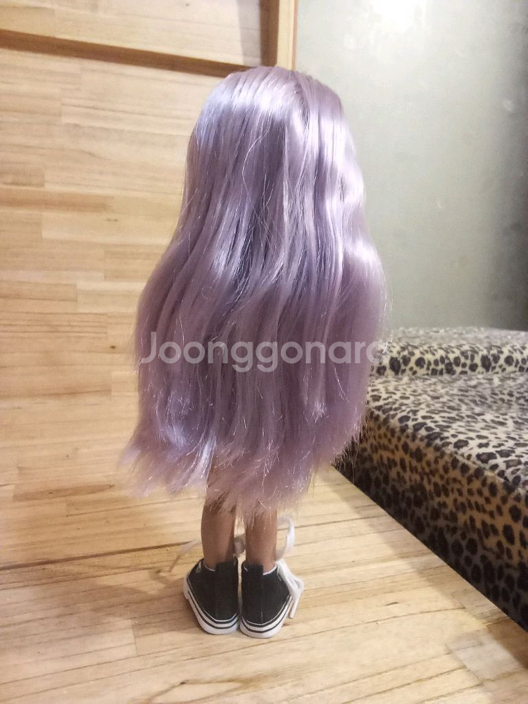 구체관절인형 연보라 머리 인형 28cm--5