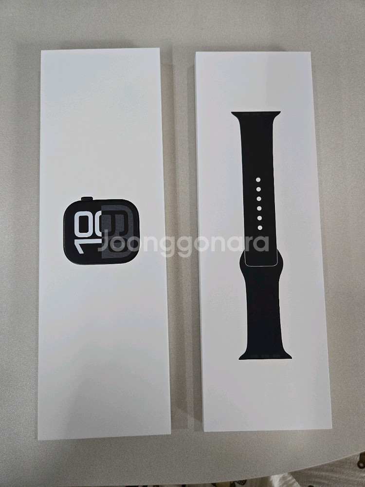 애플워치10 42mm 제트블랙 GPS (일본제품)--2