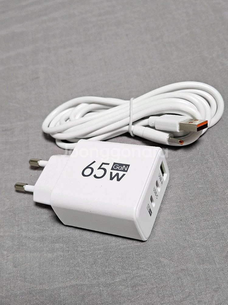 65W 3포트 멀티 GaN 고속충전기 PD QC 3.0--0
