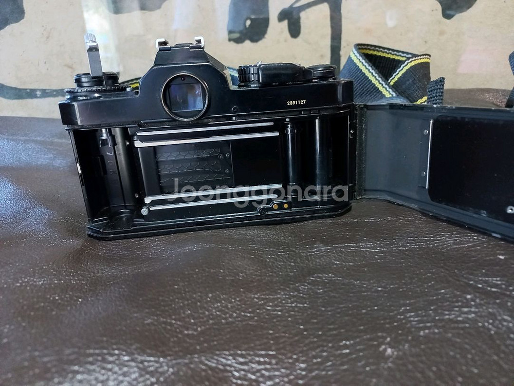 니콘 FE2 블랙 카메라 필카 니콘 50mm 렌즈 필름--6