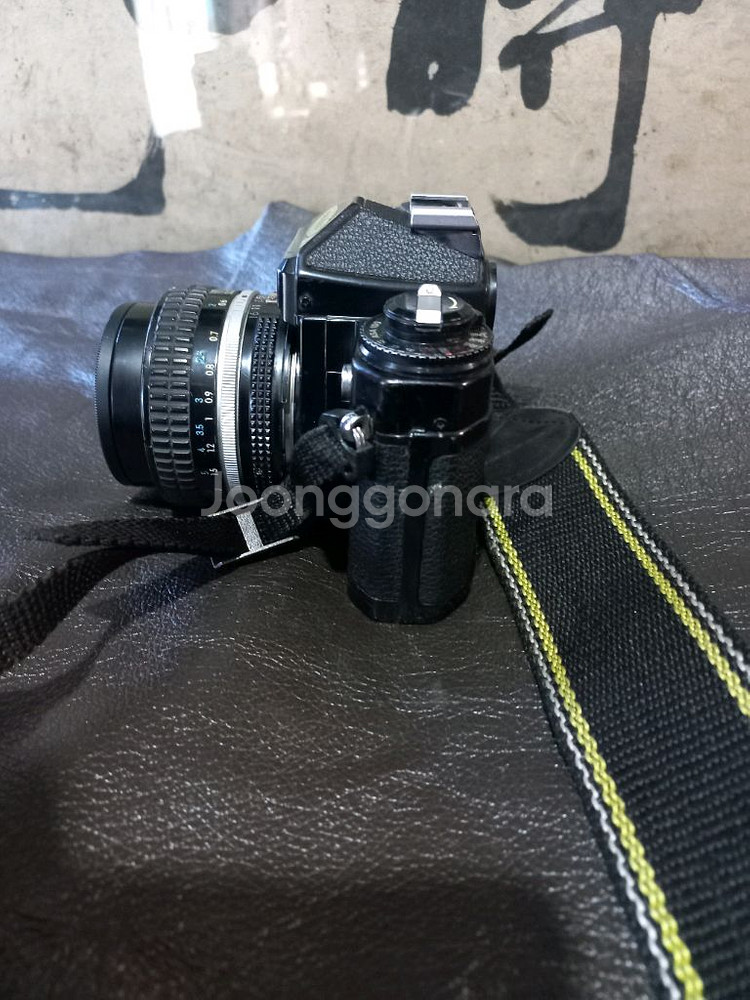 니콘 FE2 블랙 카메라 필카 니콘 50mm 렌즈 필름--4