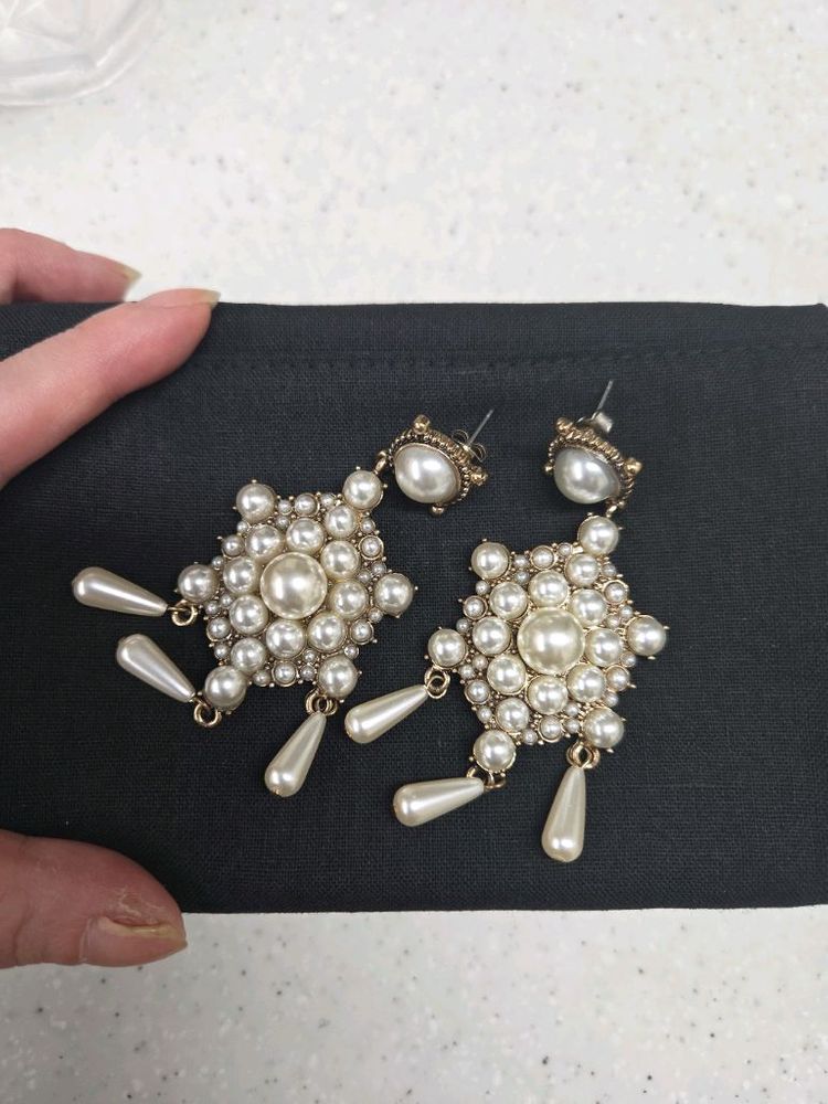 아델 앤틱 진주 드롭 이어링(새것)화려한거 좋아하시는분--4